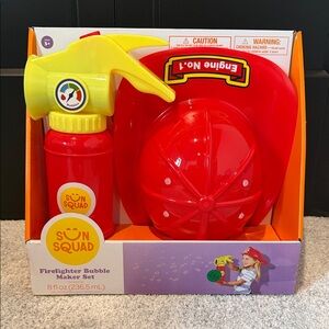 Target Sun Squad Firefighter Bubble Maker Set - Red and Yellow